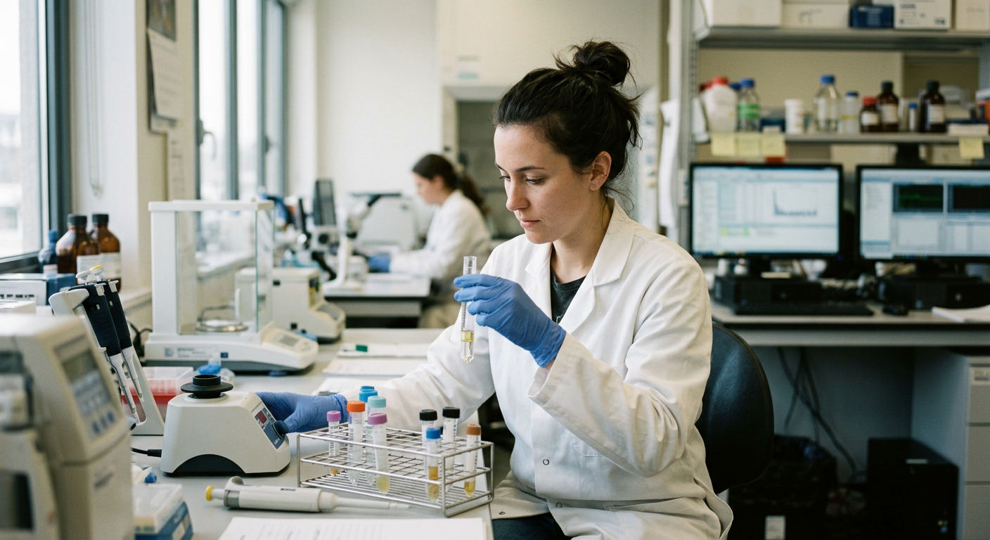 Laboratory testing plays a critical role in monitoring urinary albumin-to-creatinine ratios during clinical trials.