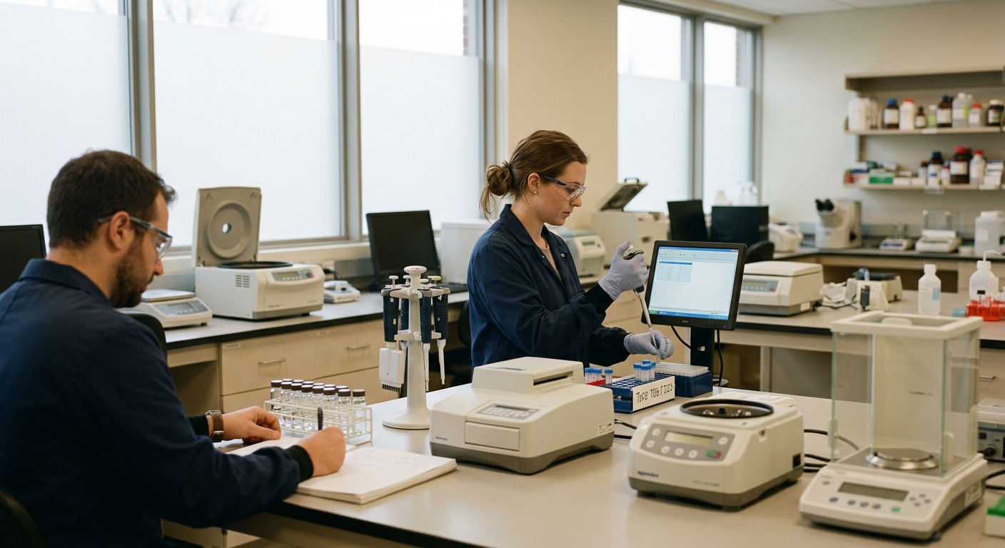 Researchers use advanced computational models to analyze real-world health data from clinical trials.