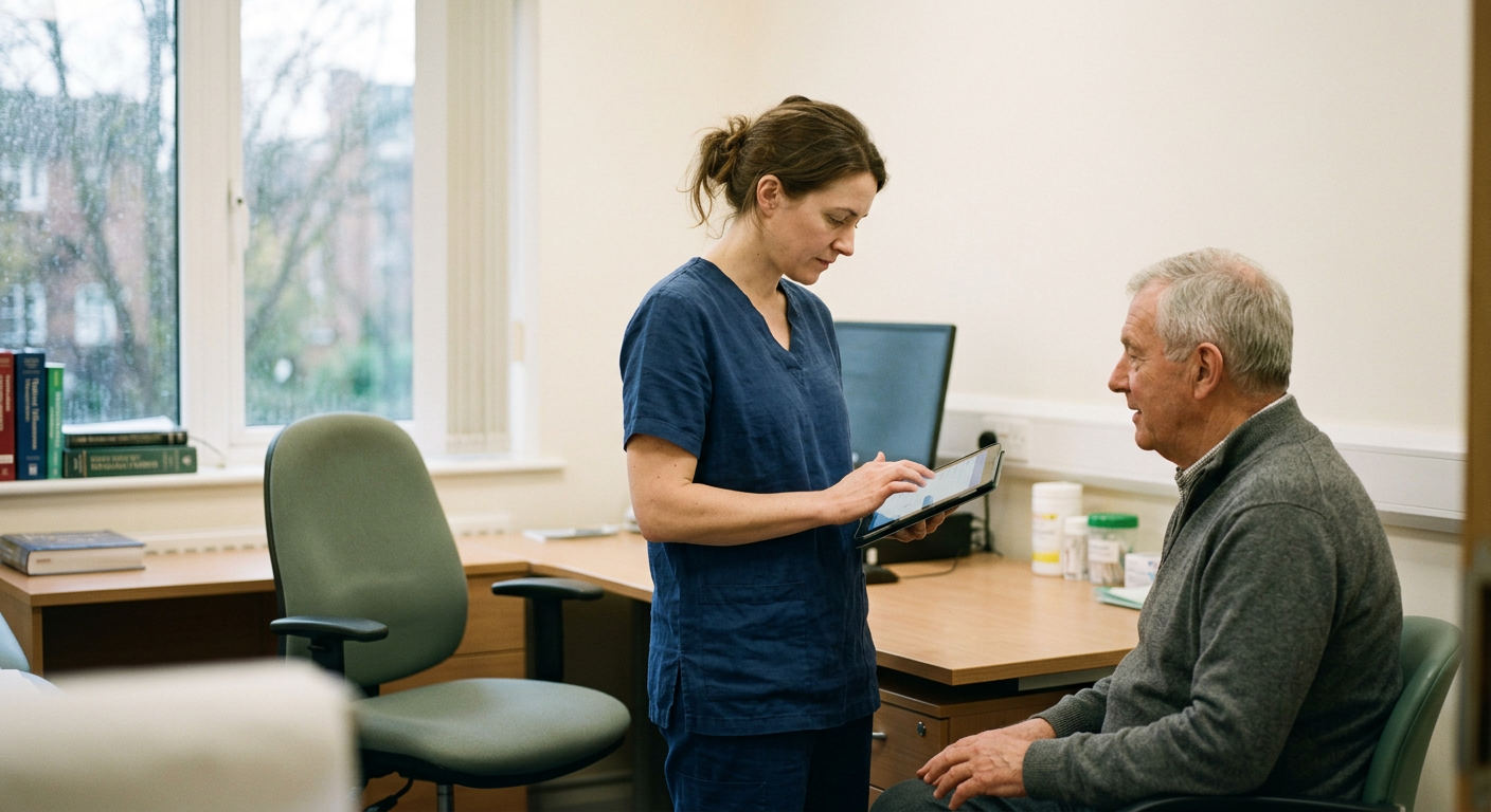 The Eko App connects with the stethoscope to analyze cardiac sounds using FDA-cleared algorithms.