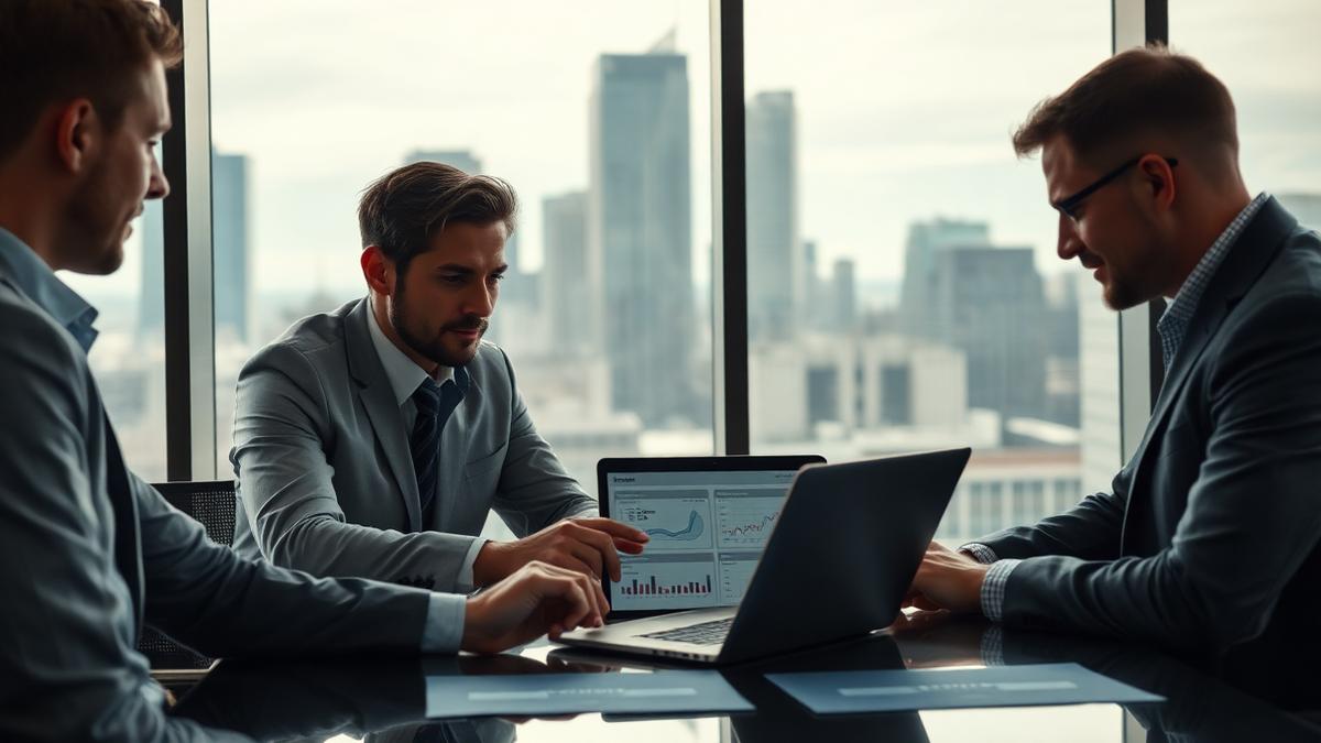 Two colleagues review financial charts in a modern office setting, representative of the analysis investors run before a company goes public.